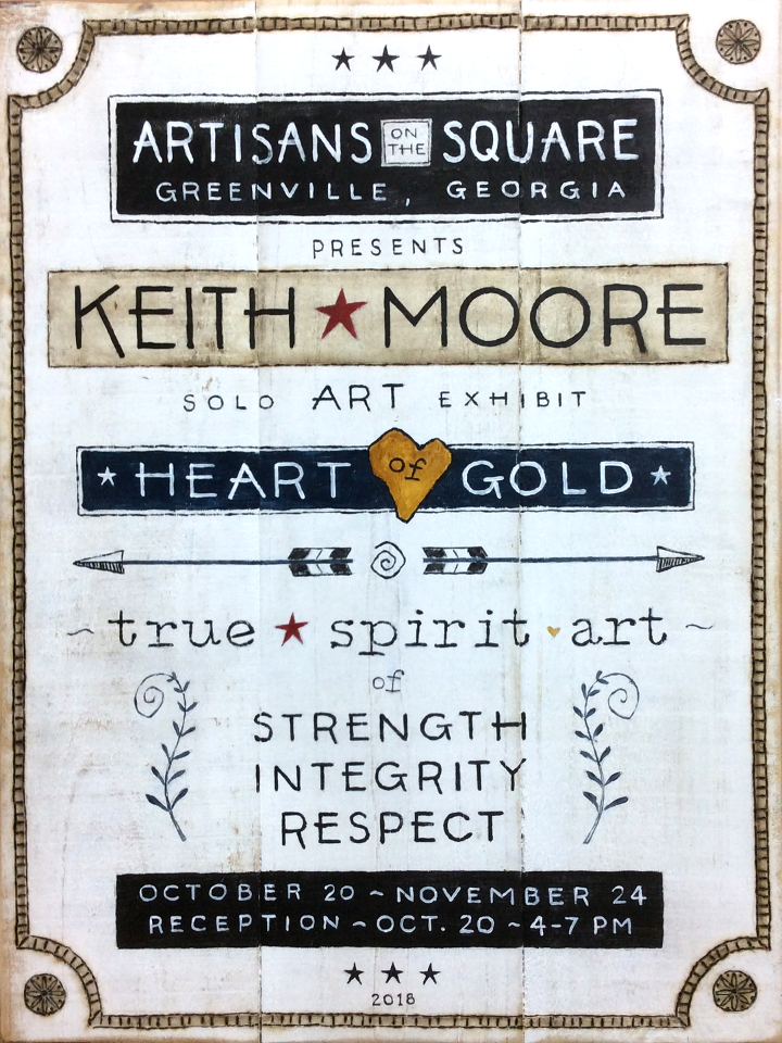 Keith Moore Artist Solo Exhibit 2018