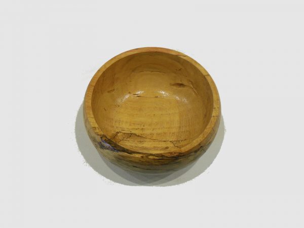 Box Elder open bowl with spalt top
