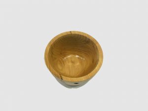 Black Locust open bowl with hole
