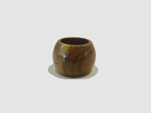 Pecan closed form bowl with patch