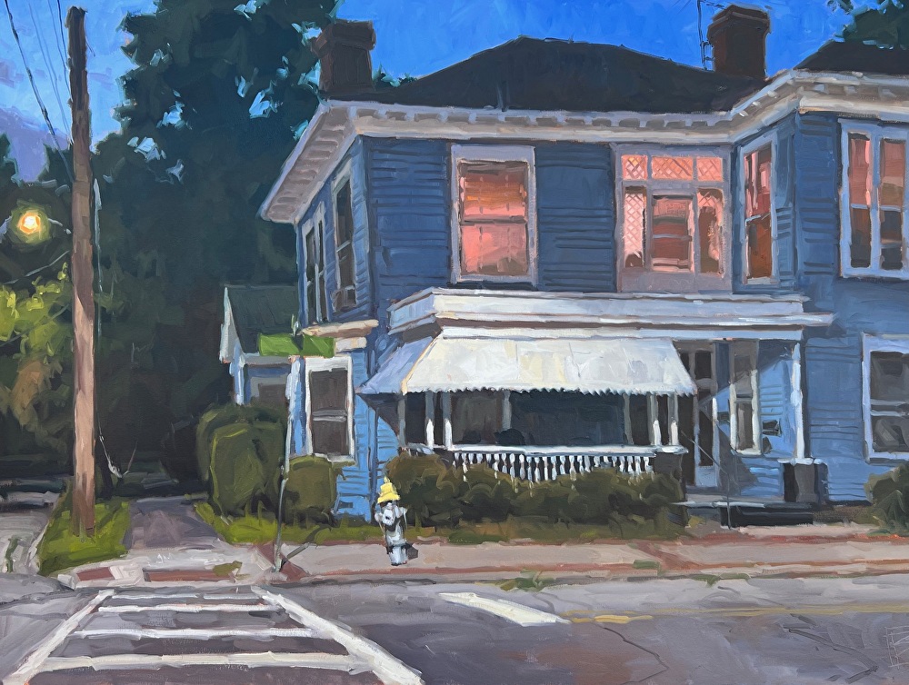 Draybreak on Madison by David Boyd Jr.Oil on Museum Wrapped Canvas 36x48x3