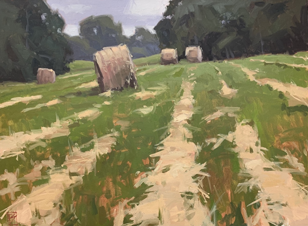 Harvest by David Boyd Jr. Oil on canvas 30x40
