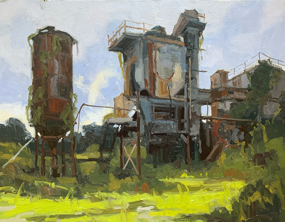 Ruin by David Boyd Jr. Oil on Linen 16x20