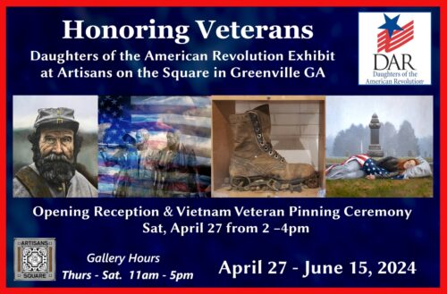 Honoring Veterans DAR Exhibit 2024 Flyer Mini Size