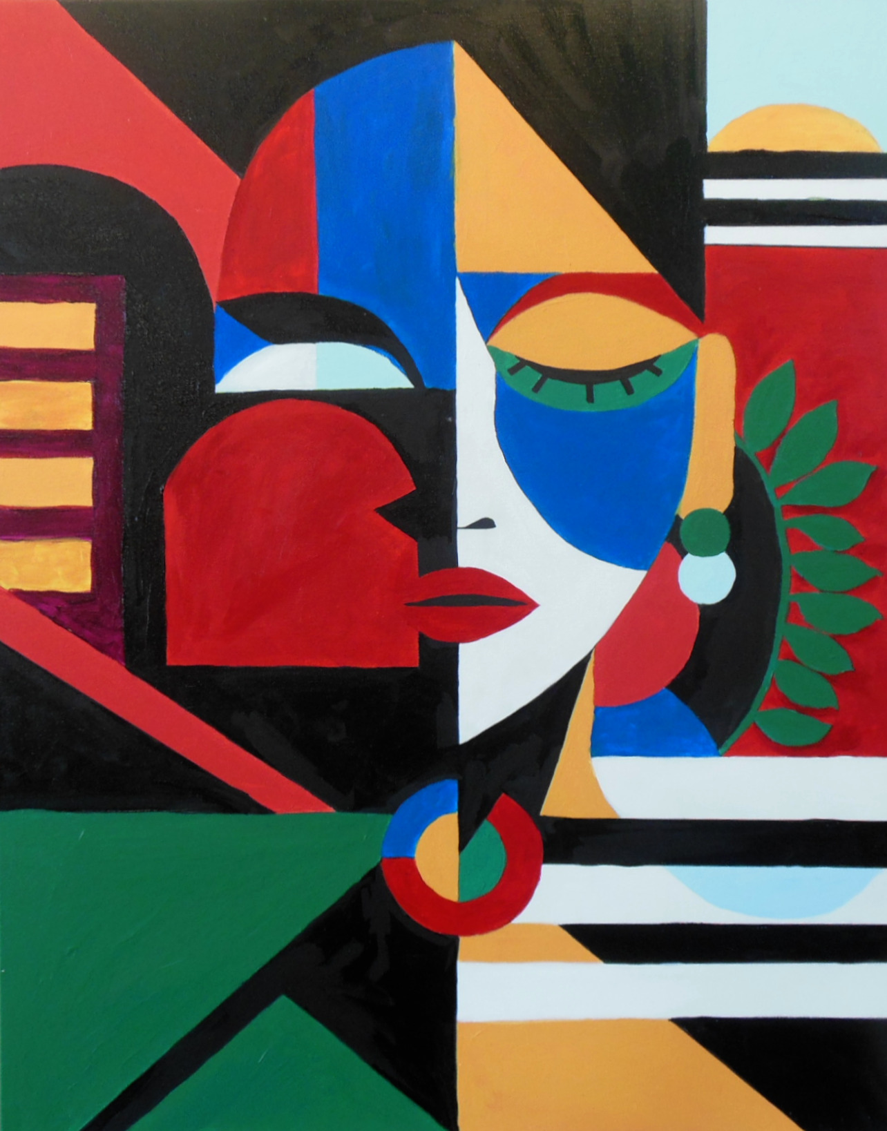 A face becoming a boundary by Yurin Bae 8th Grade