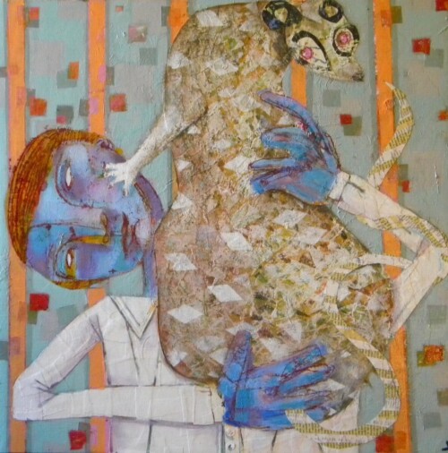 Easter’s Possum – 24” x 24”