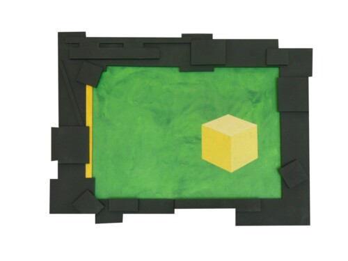 Yellow Ball with Square Sides