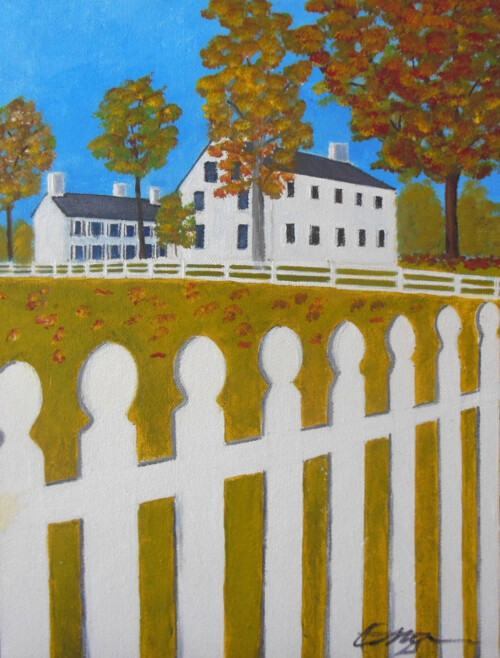 Shaker House in Autumn M058