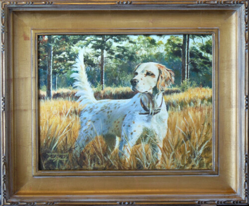 English Setter framed by Bucky Bowles