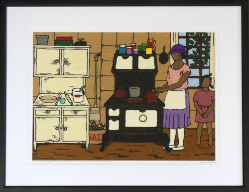 Once upon a time people covered their walls with cardboard