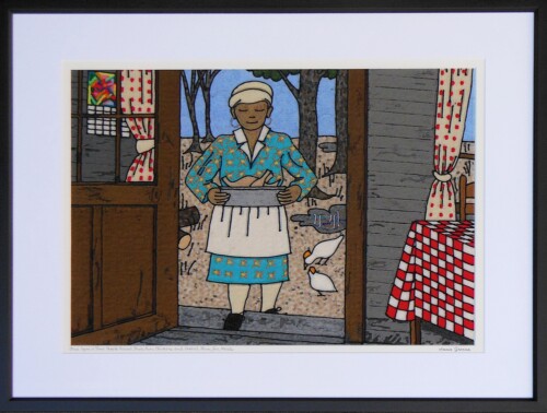 Once upon a time people raised their own chickens and cooked them