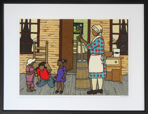 Once upon a time people with cows made their own butter