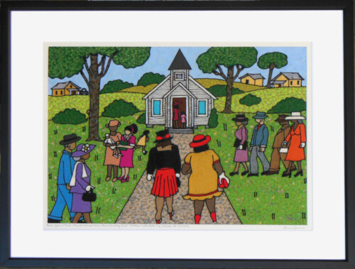 Once upon a time people wore their best clothes and hats to churn