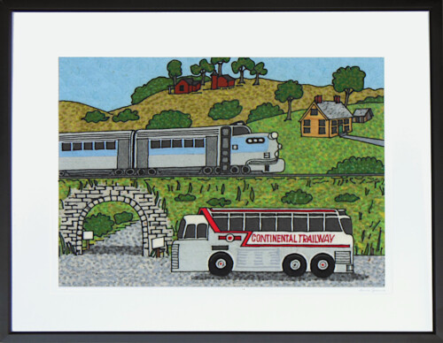 Once upon a time trains and buses were the main means of transportation