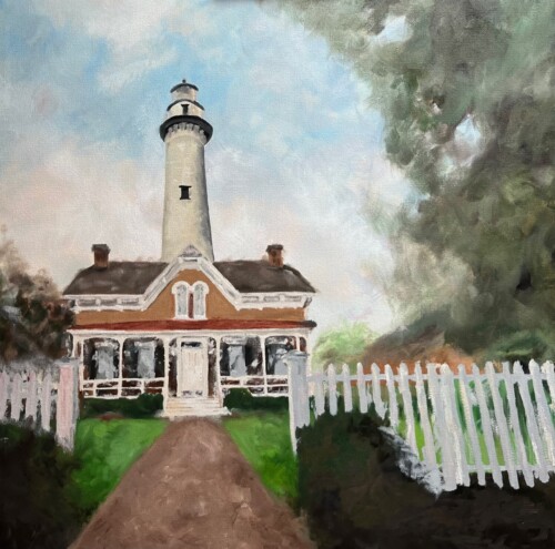 St Simons Lighthouse by Robin Robinson