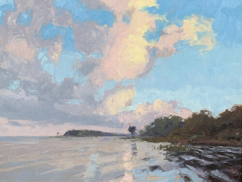 A Good Start by David Boyd Jr. oil and wax 18x24