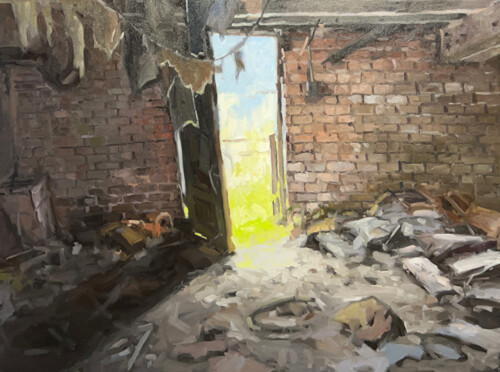 Creeping in by David Boyd Jr Oil on Canvas 30x40