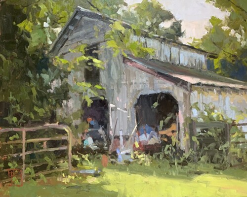 One Mans Trash by Davi Boyd Jr. Linen 16x20