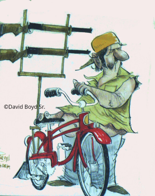 Redneck drawing 2 by David Boyd Sr