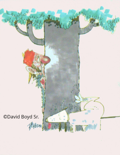 Redneck drawing 7 by David Boyd Sr