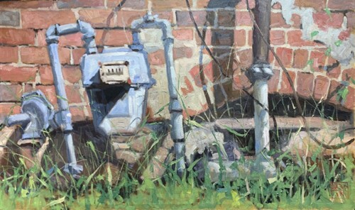 The Sentinel by Davi Boyd Jr. Oil on canvas 36x60x3