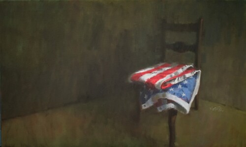 Flag in a Corner By Martin Pate