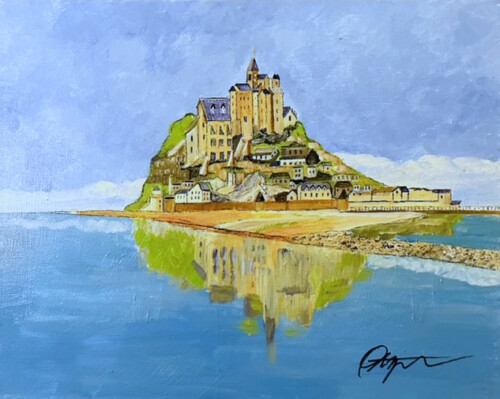 Mont Sant Michel, Normandy, France by Michael Ottensmeyer