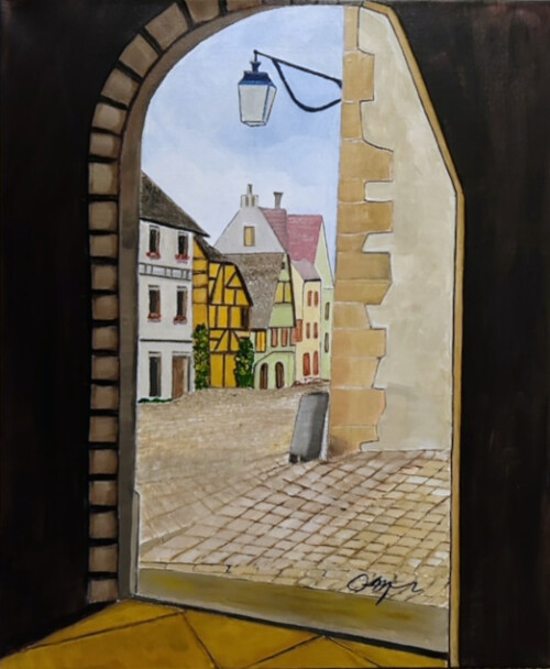 Riquewihr, Alsace, France by Michael Ottensmeyer