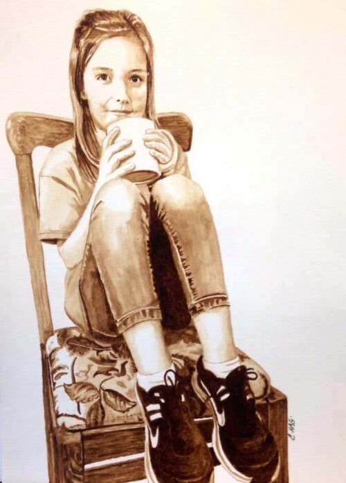 Chris Hagebak Coffee Girl Gallery Akatsuki Tokyo 2021