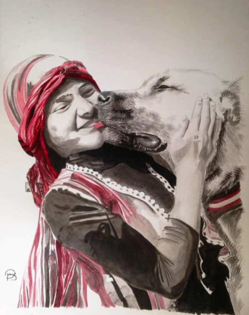 Isabel Petrus Hamdü watercolor NACT 2019