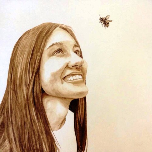 Isabel Petrus with Chris Hagebak Kumabachi coffee NACT Salon Blanc 2019