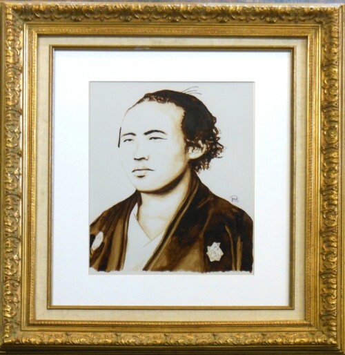 Ryoma Sakamoto by Isabel Petrus Student of Chris Hagebak